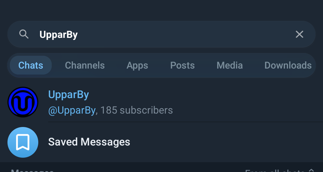 Telegram channel subscribe name search